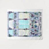 Heilige Rooms-katholieke Faith Infographic Chart Wandkleed (Voorkant (horizontaal))