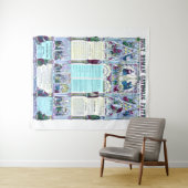 Heilige Rooms-katholieke Faith Infographic Chart Wandkleed (In Situ (horizontaal))