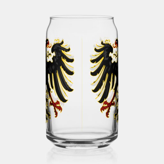 Heilige Roomse Rijk Embleem Drinkware Set Blikvorm Glas (Rechts)