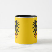 Heilige Roomse Rijk Embleem op gele Mok (Midden)