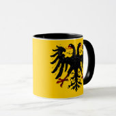 Heilige Roomse Rijk Embleem op gele Mok (Voorkant rechts)