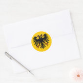 Heilige Roomse Rijk Keizerlijke Banier Ronde Sticker (Envelop)