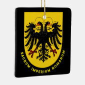 Heilige Roomse wapenschild Keramisch Ornament (Rechts)