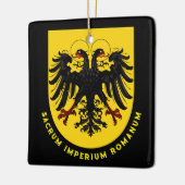 Heilige Roomse wapenschild Keramisch Ornament (Links)