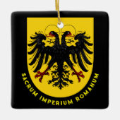 Heilige Roomse wapenschild Keramisch Ornament (Voorkant)