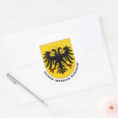 Heilige Roomse wapenschild Ronde Sticker (Envelop)