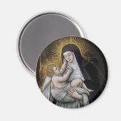 HEILIGE ROOS VAN LIMA MAGNEET (Voorkant / Achterkant)