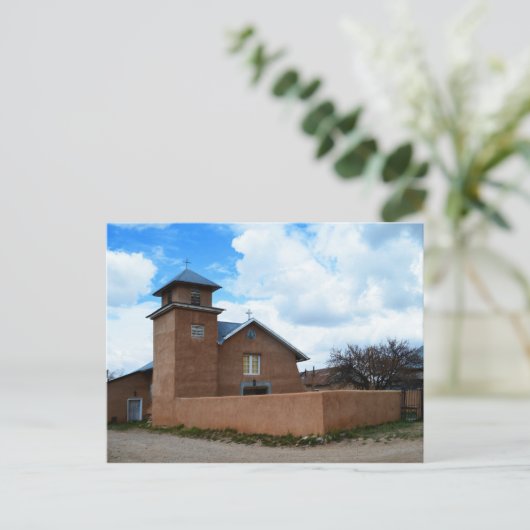 Heilige Rosary Church, Truchas, New Mexico Briefkaart (Staand voorkant)