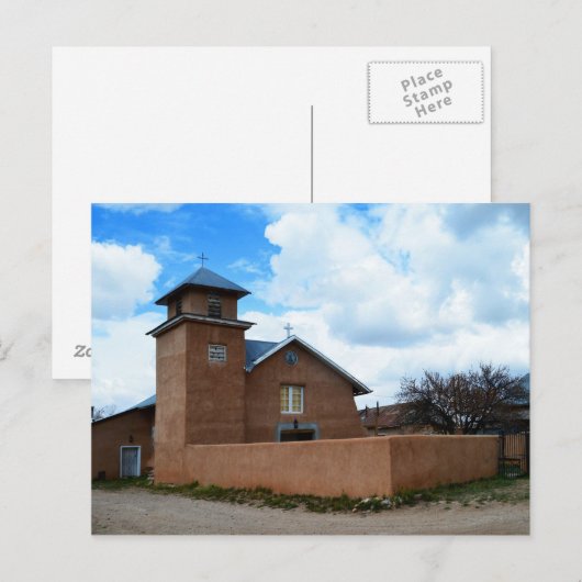 Heilige Rosary Church, Truchas, New Mexico Briefkaart (Voorkant / Achterkant)
