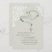 Heilige Rosary Religious Uitnodiging (Voorkant / Achterkant)