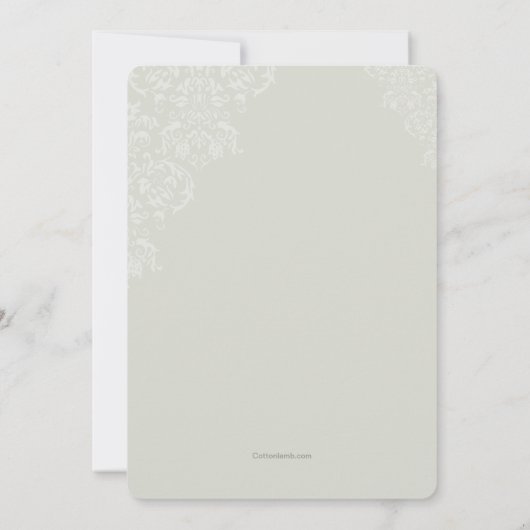 Heilige Rosary Religious Uitnodiging (Achterkant)