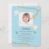 Heilige Rozenkrans Fotocommunie Kaart (Voorkant)