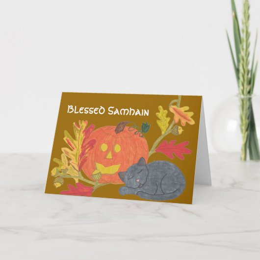 Heilige Samhain Kaart (Voorkant)