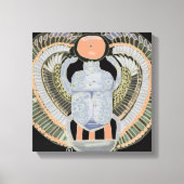 Heilige Scarab Beetle Canvas Afdruk (Voorkant)