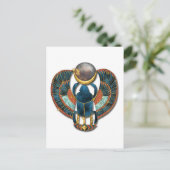 Heilige Scarab van King Tut Briefkaart (Staand voorkant)