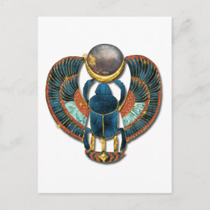 Heilige Scarab van King Tut Briefkaart