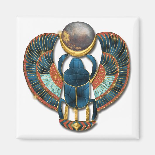 Heilige Scarab van King Tut Magneet (Voorkant)