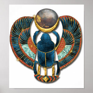 Heilige Scarab van King Tut Poster