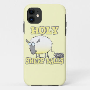 heilige schapenballen grappig ontrafgaren schapen Case-Mate iPhone case