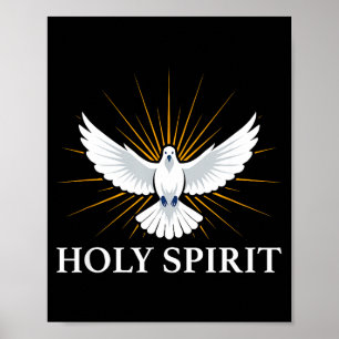 Heilige Schrift Duif Spiritueel Symbool Christelij Poster