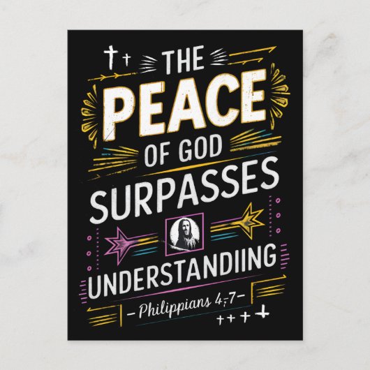 Heilige Schrift getooid Briefkaart (Voorkant)