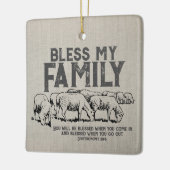 Heilige Schrift Keramisch Ornament (Links)