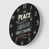 Heilige Schrift Versierd Shirt Grote Klok (Hoek)