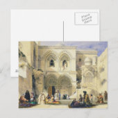 Heilige Sepulcher, in Jeruzalem (kleur litho) Briefkaart (Voorkant / Achterkant)