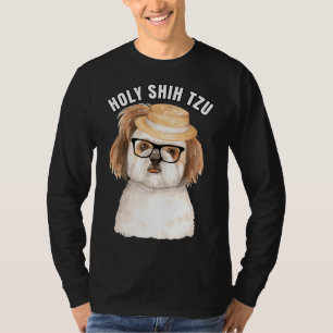 Heilige Shih Tzu Hond Portret van een Shih Tzu Kle T-shirt
