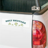 Heilige Shiitake Bumpersticker (Op Truck)