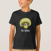 Heilige Shitake Funny Mushroom Pun Dark BG T-shirt (Voorkant)