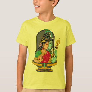 Heilige Shiva Parvati T-shirt – Goddelijke Liefde