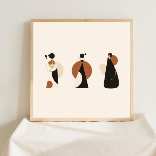 Heilige Silhouetten Poster