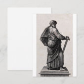 Heilige Simon de Zeloot Apostel Devotie Heilige Ka Bedankkaart (Voorkant / Achterkant)
