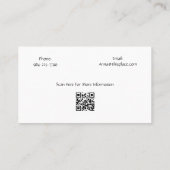 Heilige sjamaan droomvanger visitekaartje (Achterkant)