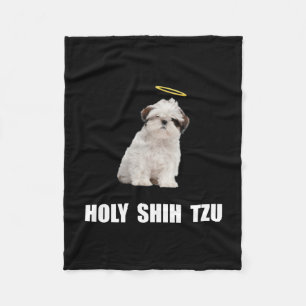 Heilige sjiih Tzu Fleece Deken