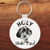 Heilige sjiitische Tzu! Cute Shih Tzu Dog Sleutelhanger (Voorkant)