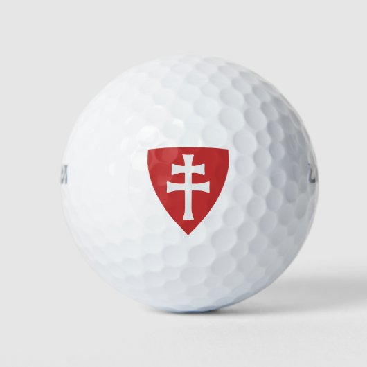 Heilige Stefanus Hongaars Kruis Symbool Hongarije  Golfballen (Voorkant)