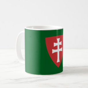 Heilige Stefanus Hongaars Kruis Symbool Hongarije  Koffiemok