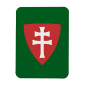 Heilige Stefanus Hongaars Kruis Symbool Hongarije  Magneet (Verticaal)