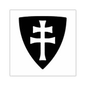 Heilige Stefanus Hongaars Kruis Symbool Hongarije  Rubberstempel (Afrduk)