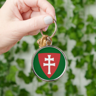 Heilige Stefanus Hongaars Kruis Symbool Hongarije  Sleutelhanger