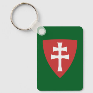 Heilige Stefanus Hongaars Kruis Symbool Hongarije  Sleutelhanger