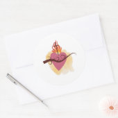 Heilige Sticker van het hart voor katholieke alled (Envelop)