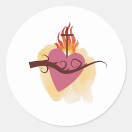 Heilige Sticker van het hart voor katholieke alled
