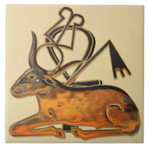 Heilige Stier Egyptisch 3D 3