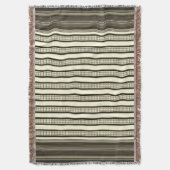 Heilige Symbolen: Afrikaanse Mali Mudcloth-geïnspi Deken (Voorkant Verticaal)