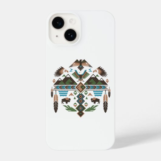 Heilige Symbolen iPhone Hoesje (Achterkant)