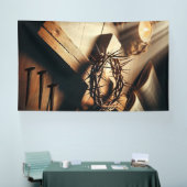 Heilige Symbolen van de Kruisiging Spandoek (Beurs)