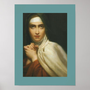 HEILIGE TERESA VAN AVILA POSTER